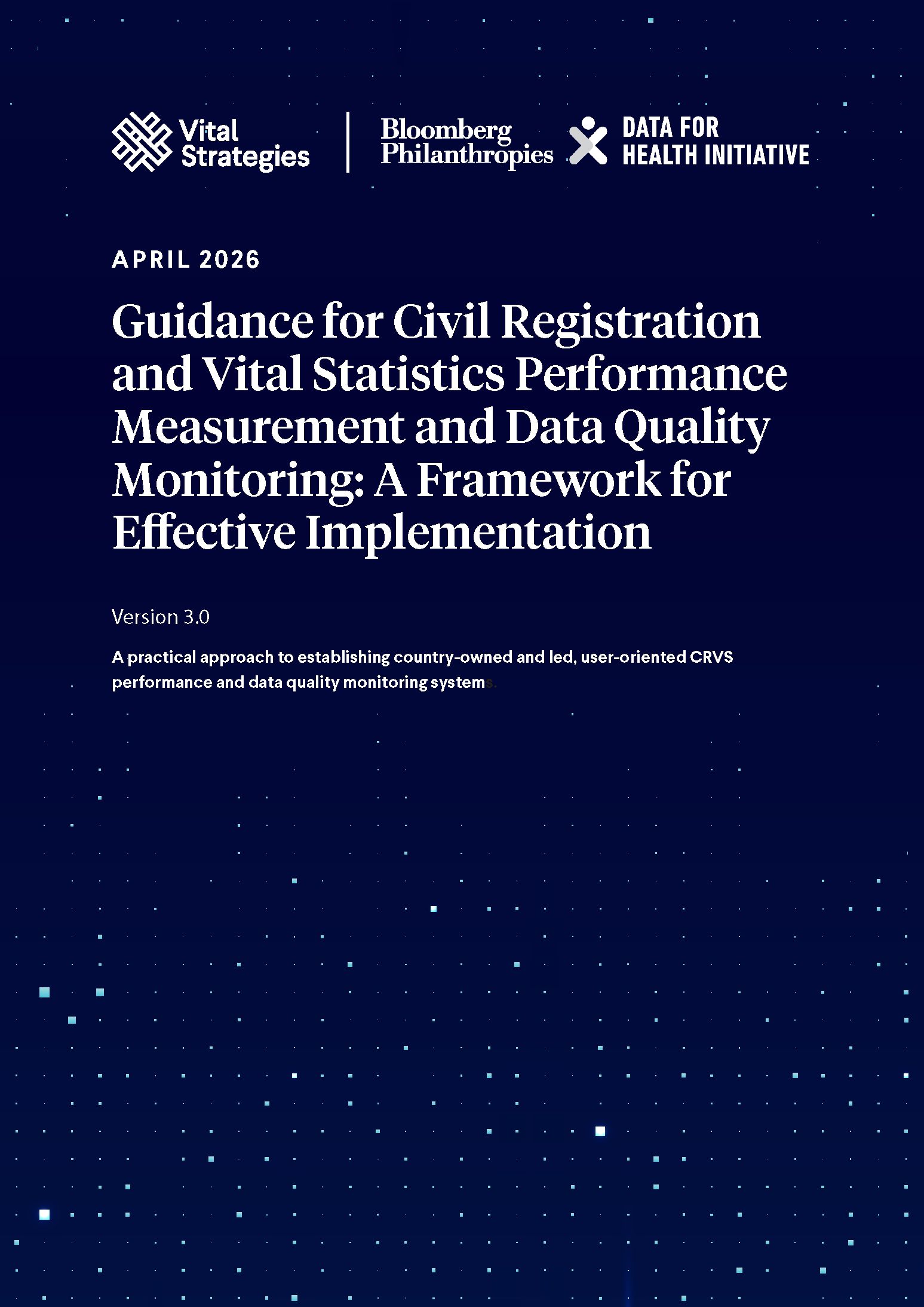 CRVS Performance Measurement and Monitoring Resource Kit