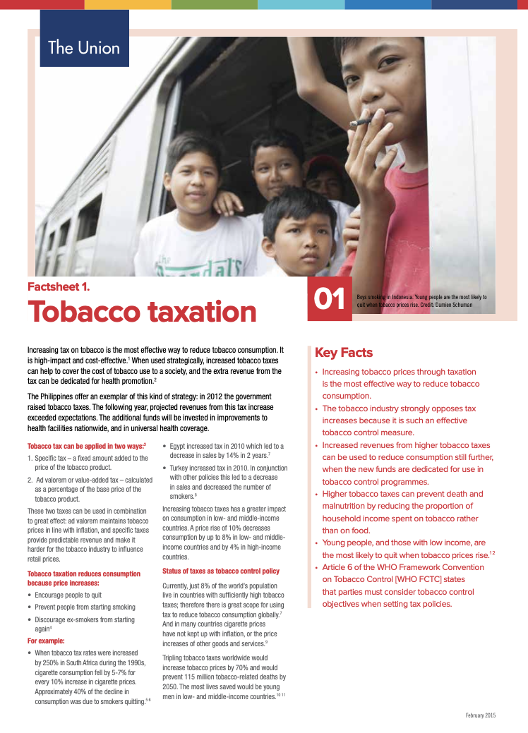 Tobacco Taxation