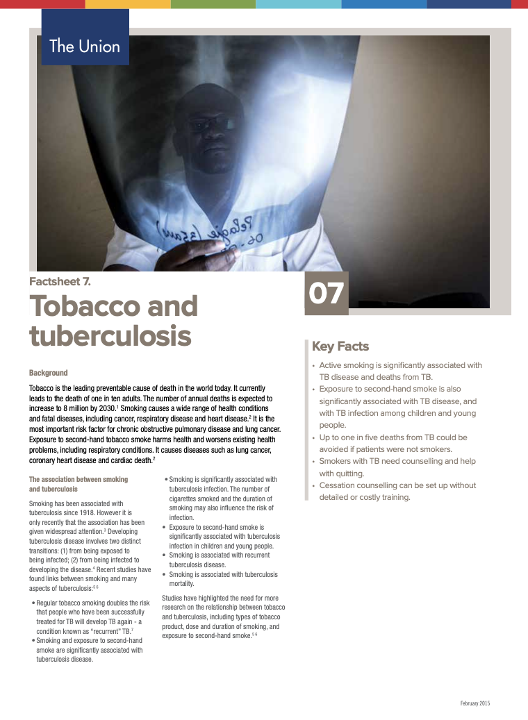 Tobacco and Tuberculosis