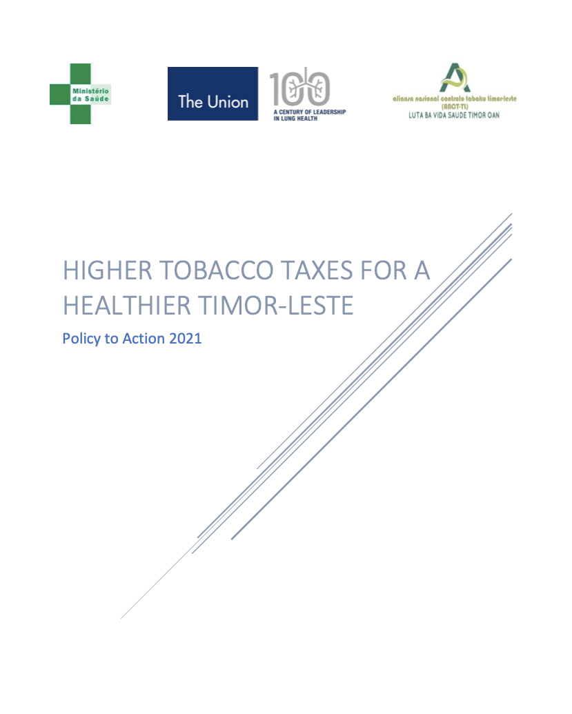Higher Tobacco Taxes for a Healthier Timor-Leste