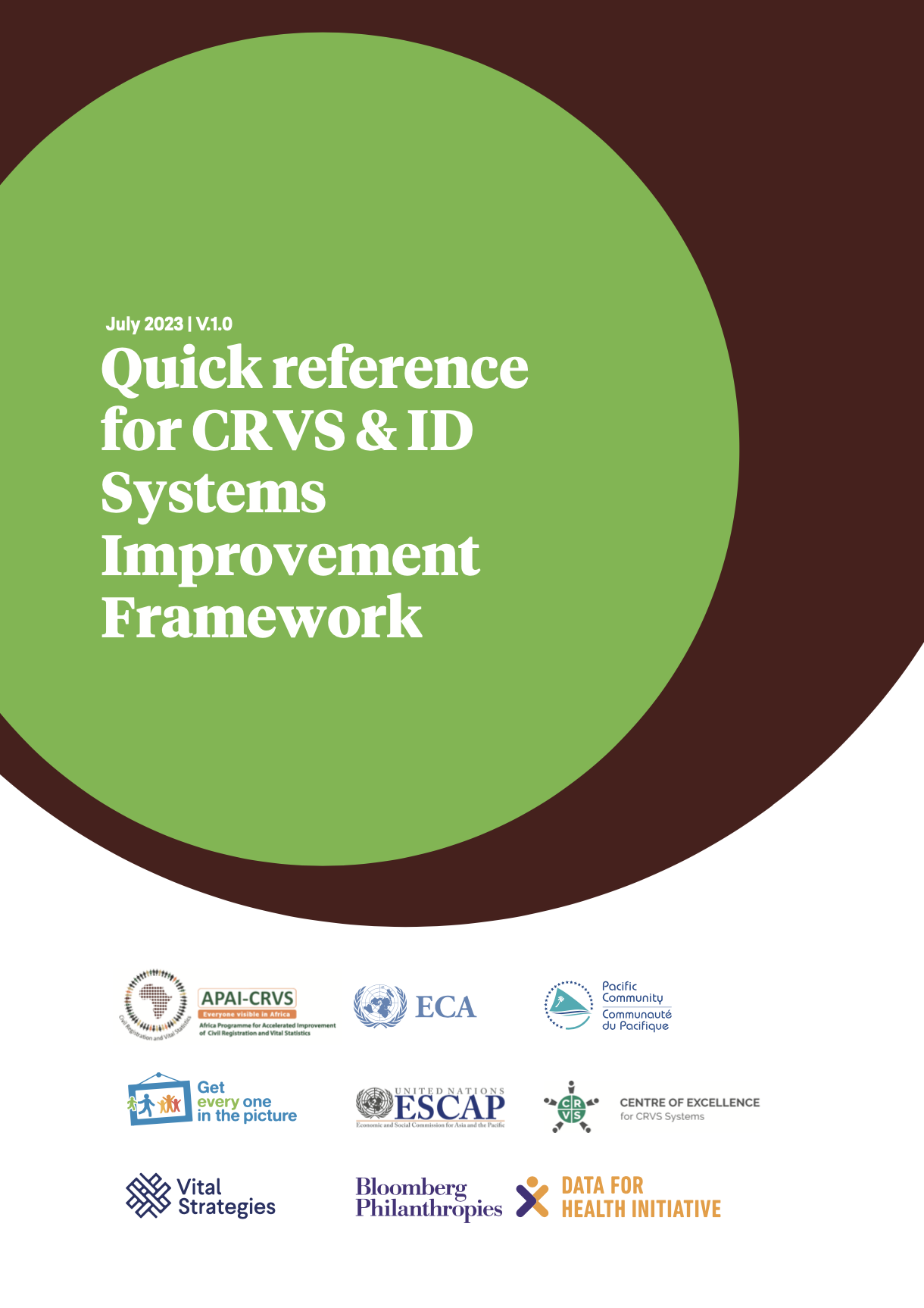 Quick Reference Guide and Checklist for CRVS and ID Systems Improvement Framework