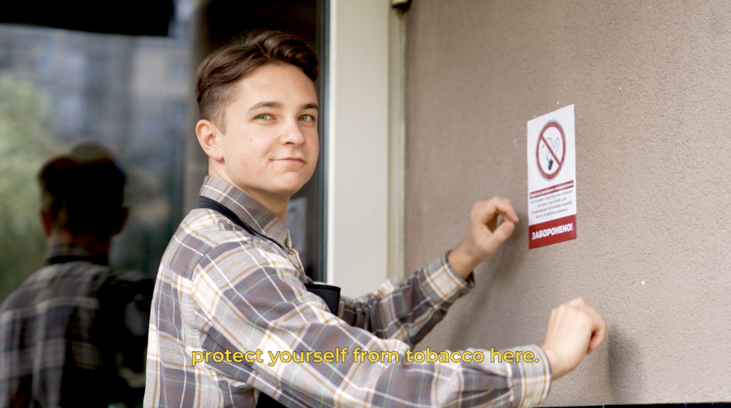 Ukraine – Tobacco Control – No Smoking Friendly (Soldier)