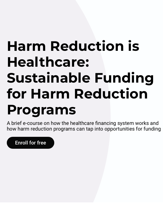 Funding for Harm Reduction Programs