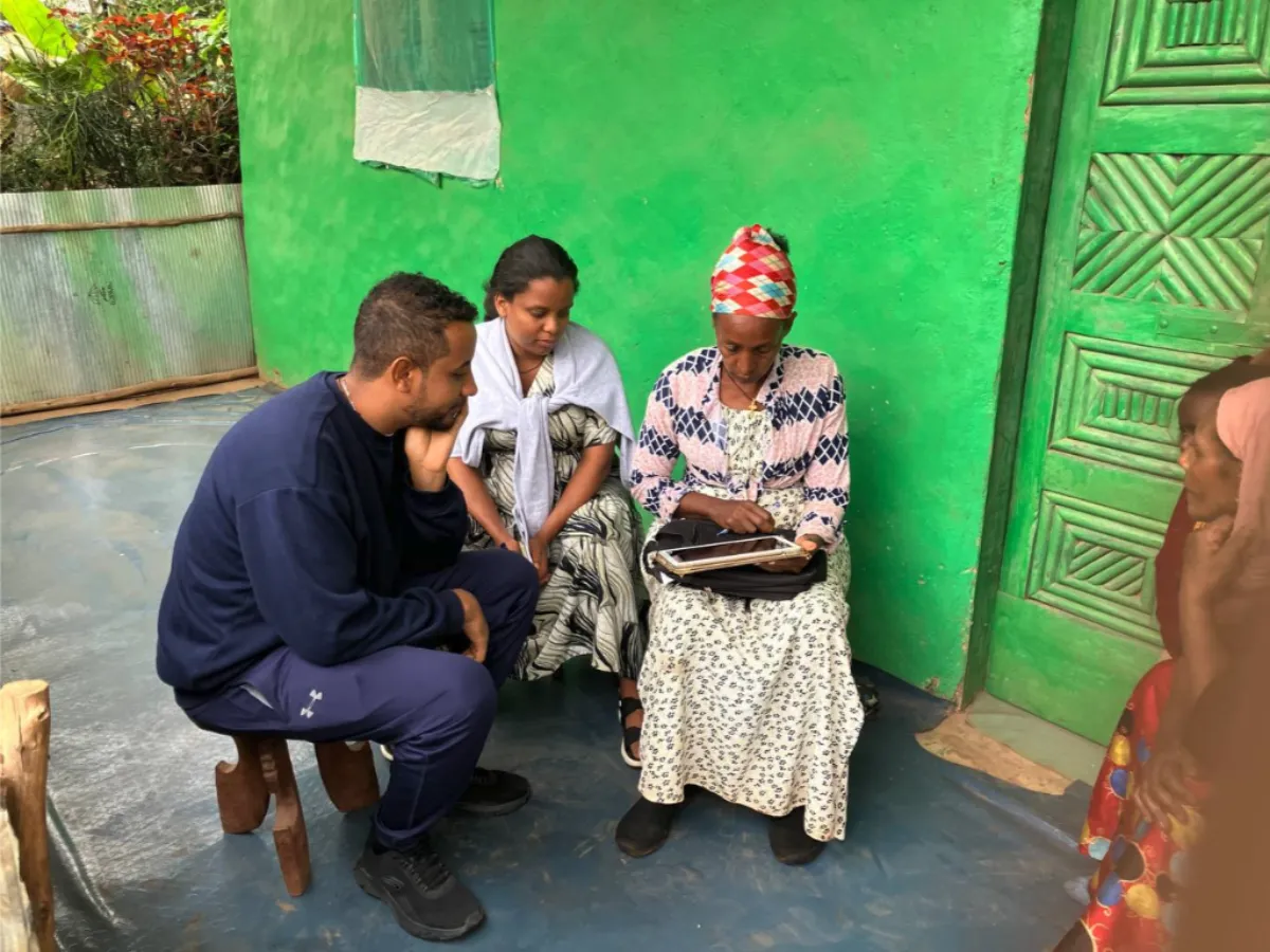 Experts from the Federal Ministry of Health Ethiopia and the ImpactHDSS project conducting supportive supervision during field data collection at the Gilgel Gibe HDSS site, Jimma University, Ethiopia.