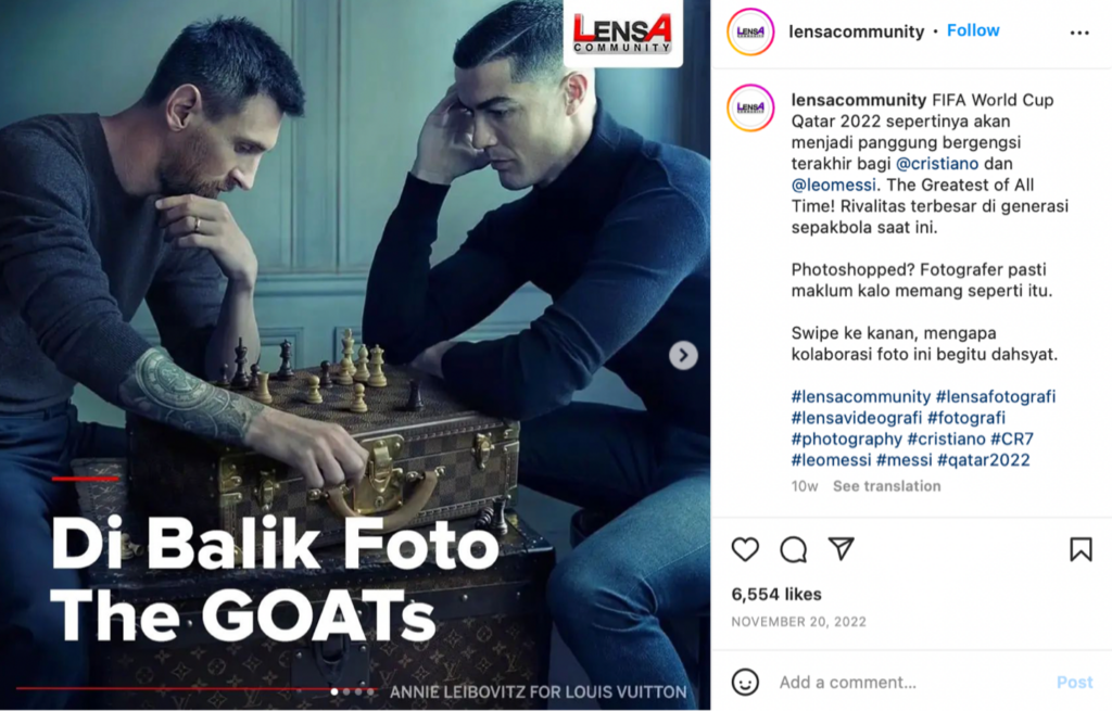 Fans Claim Louis Vuitton Ad Featuring Messi And Ronaldo As